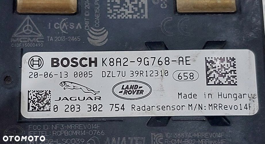 moduł radar dictronic aktywny range rover jaguar k8a2-9g768-ae - 4