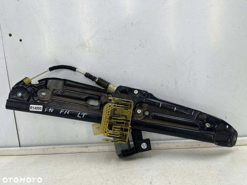 Podnośnik szyb BMW 5 F10 sedan F11 kombi 10-17r. LEWY tylny mechanizm silniczek lewy tył 6 pin - 4