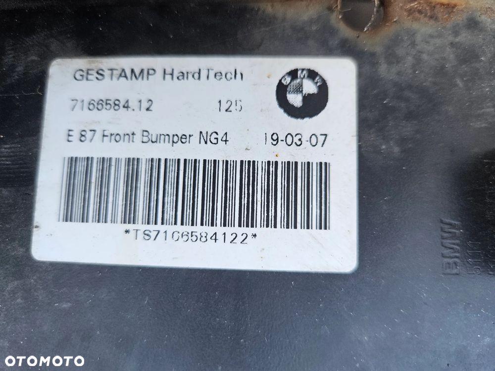 BMW 1 I E81 E87 pas przód przedni wzmocnienie belka zderzaka  przedniego - 9