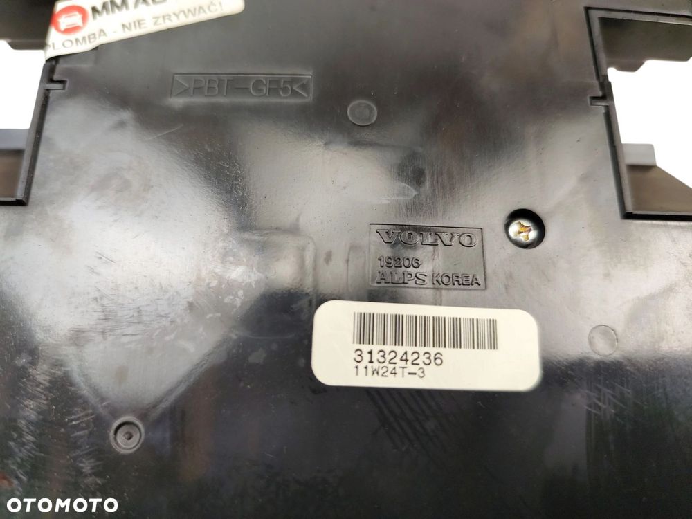 PANEL STEROWANIA RADIA KLIMATYZACJI VOLVO C30 LIFT (2010-2012) 1.6 D2 115KM 31324236 - 2