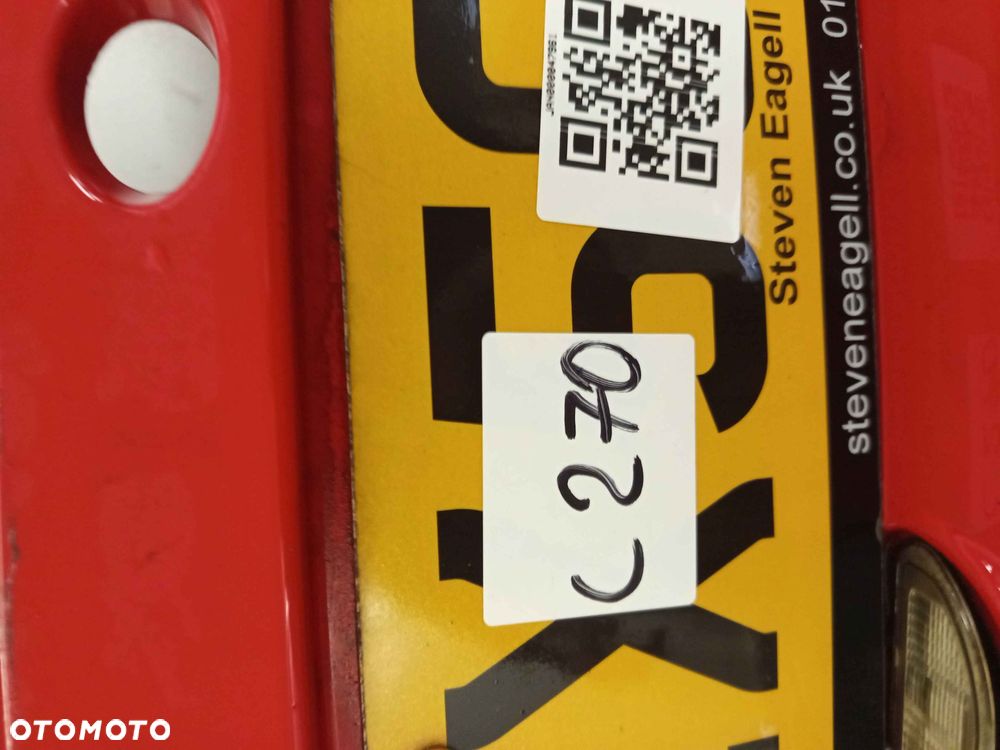 ^ ZDERZAK TYŁ TYLNY TOYOTA AYGO I 1 3P0 CZERWONY - 4