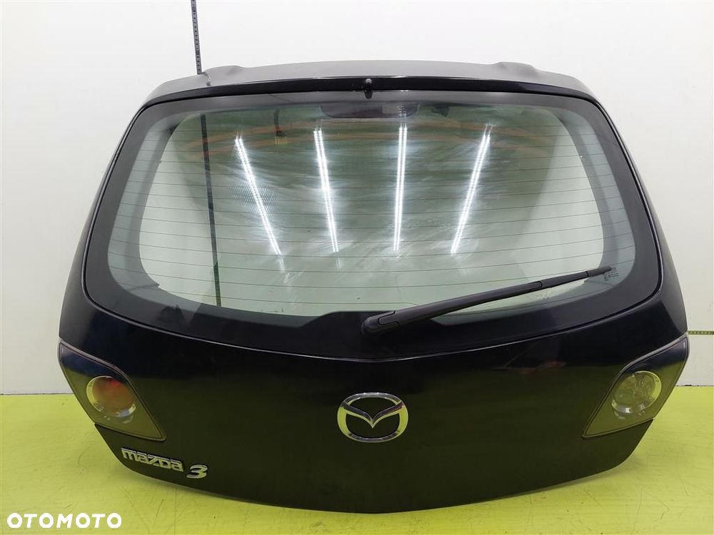 Klapa tył tylna Mazda 3 I 2003-2009 CZARNA 16W - 1