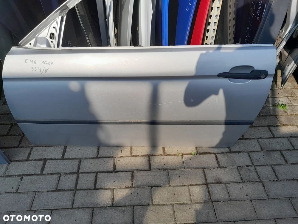 BMW E46 DRZWI LEWE PRZEDNIE LEWY PRZÓD KOLOR: 354/7 - 1