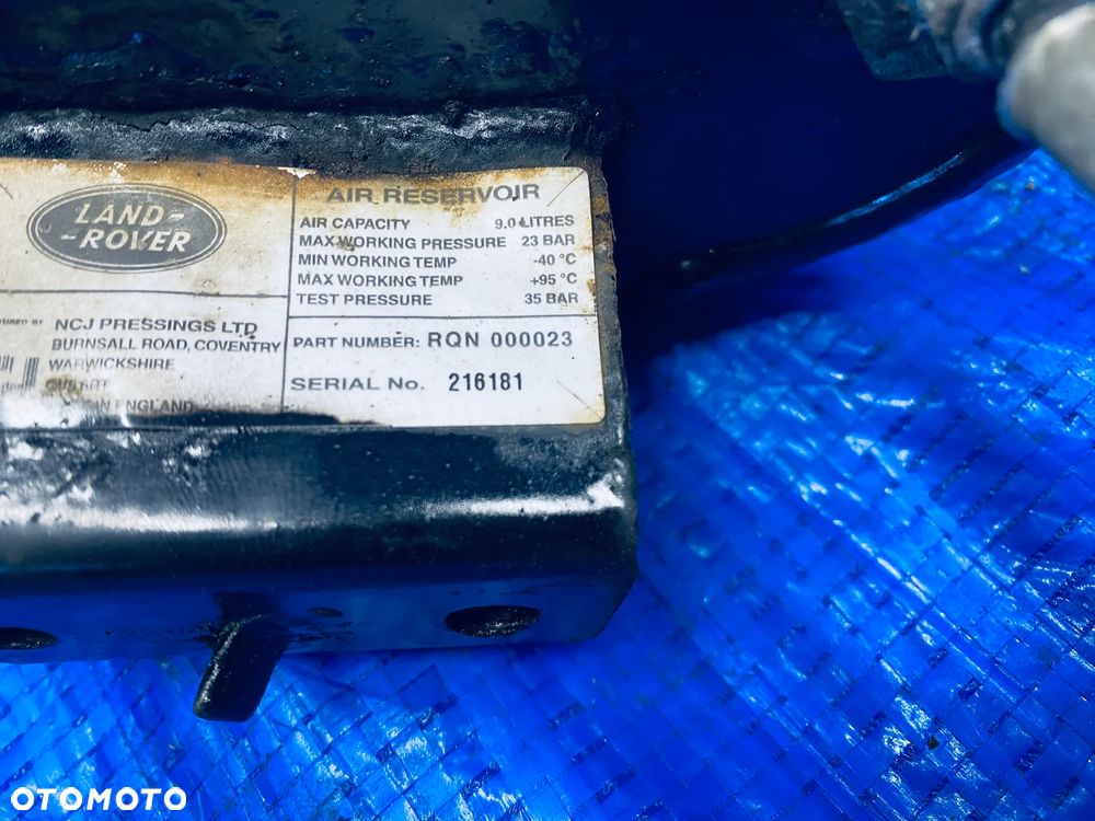 TUBA ZBIORNIK POWIETRZA KOMPRESORA RANGE ROVER DISCOVERY SPORT L320  2005- ; RQN000023  RQN 000023 ORYGINAŁ - 8