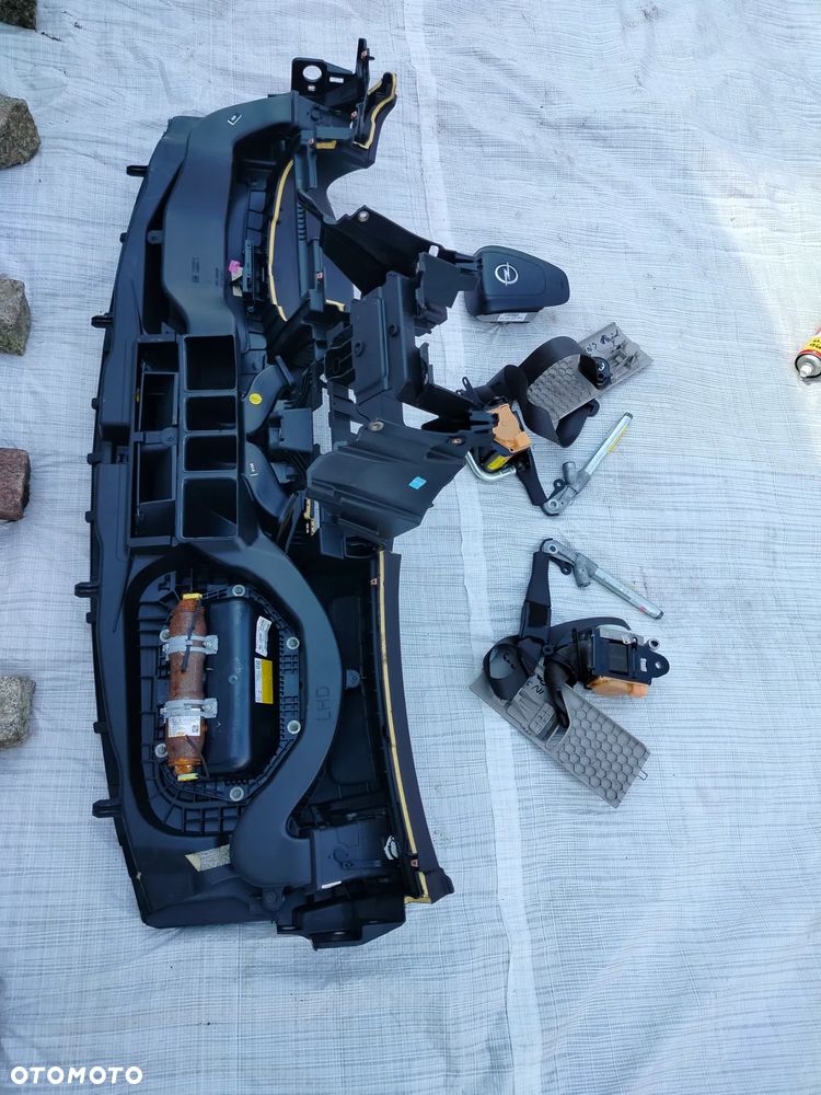 OPEL INSIGNIA A DESKA KONSOLA KOKPIT PODUSZKI AIRBAG PASY KOMPLET ORYGINAŁ - 6
