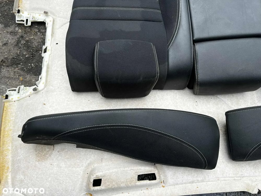 Renault Laguna 3 - Komplet FOTELI, KANAPA, SIEDZENIA, BOCZKI - Anglik (Czarne) - 8
