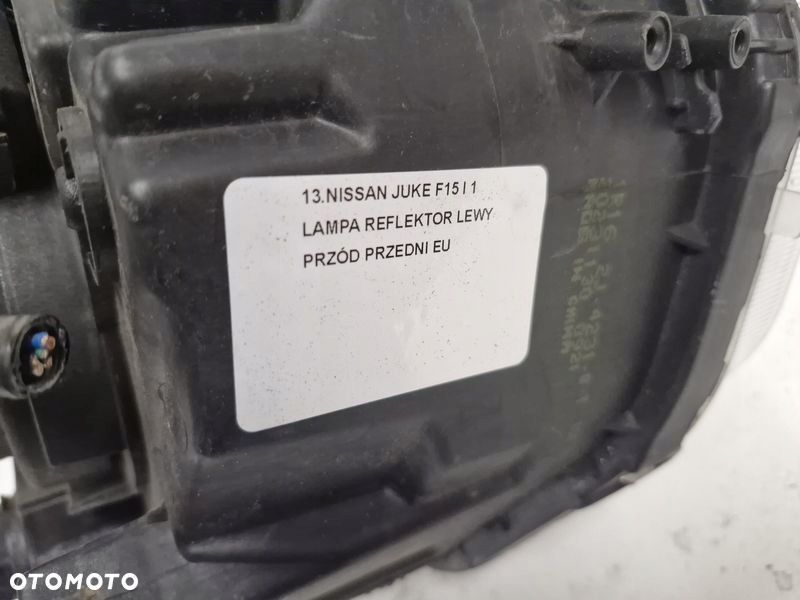 NISSAN JUKE F15 I 1 LAMPA REFLEKTOR LEWY PRZÓD PRZEDNI EU - 7