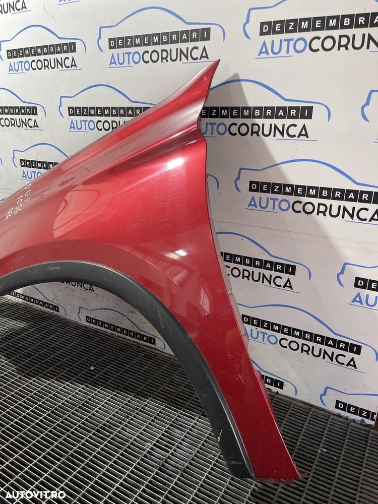 Aripa Stanga Fata Mitsubishi Outlander III Facelift 2015 - 2018 4 Usi ROSU (1056) - 2