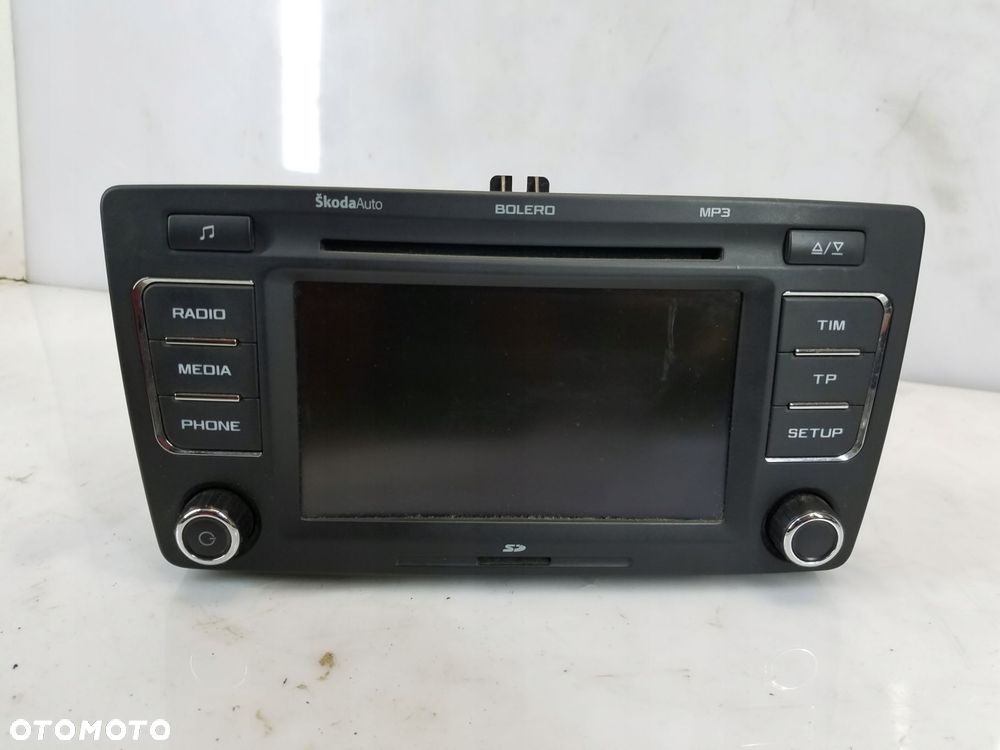 radio cd bolero skoda octavia ii lift 1z0035156f - 2