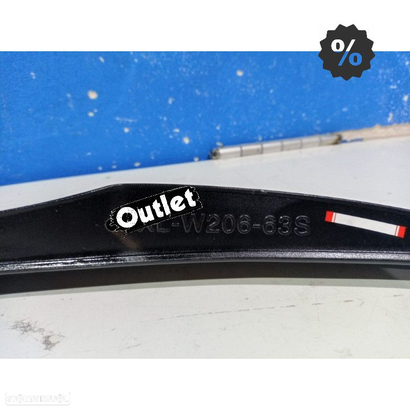 C012889C1 AILERON MERCEDES CLASE C W206 21- PRETO BRILHANTE LOOK AMG C63 - 5