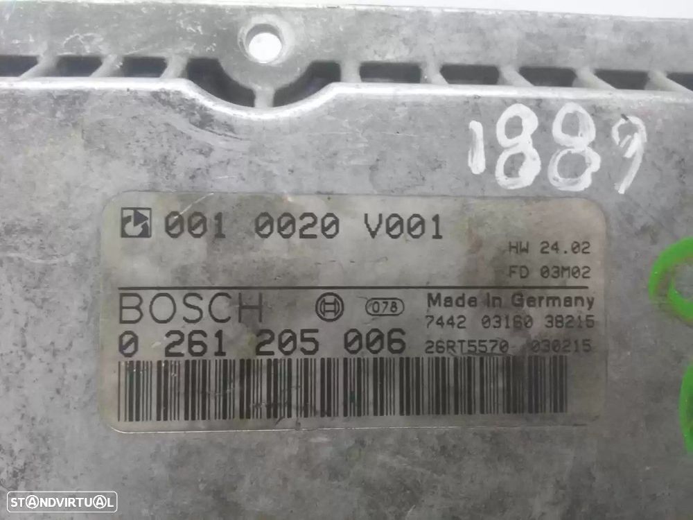CENTRALINA MOTOR UCE SMART CITY-COUPE 2003 -0261205006 - 2
