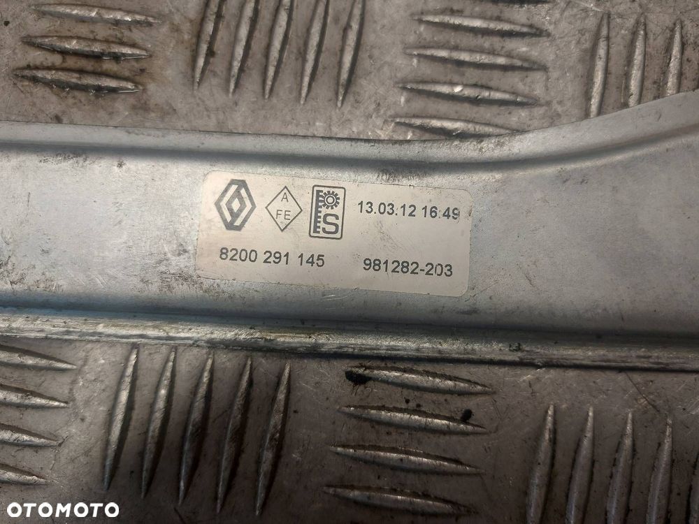 MECHANIZM SZYBY ELEKTRYCZNY LEWY PRZÓD RENAULT CLIO III LIFT - 4