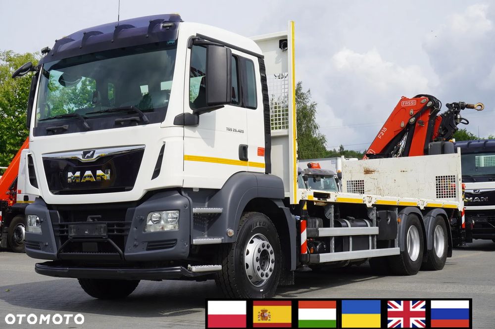 MAN TGS 26.420 6x4 / Fassi F215A.2.24 / Pilot / Rotator / 160 tys. km! / platforma 6.7 m_246474 - 1