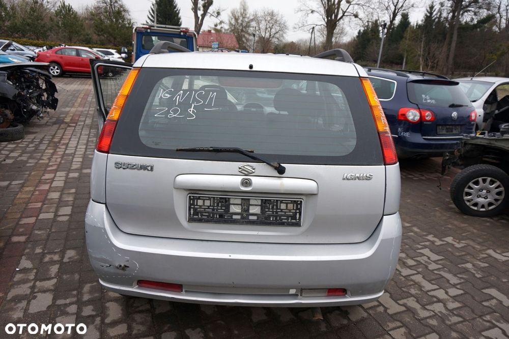 KLAPA BAGAŻNIKA TYLNA IGNIS II Z2S  SREBRNY SUZUKI 2003-2011 - 1