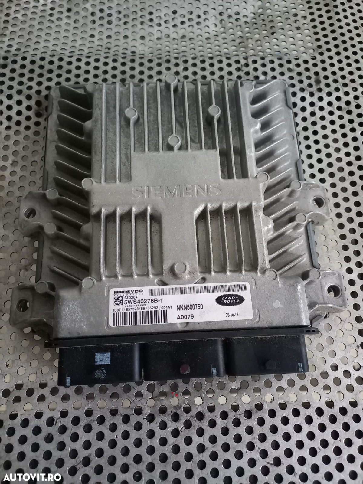 Calculator Motor Ecu Land Rover Range Rover Sport L320 Discovery 3 2.7 Tdv6 Motor 276DT Automat Cod 5WS40278B-T Dezmembrez Range Rover Sport L320 2.7 Tdv6 Motor 276DT - Dezmembrari Arad - 3