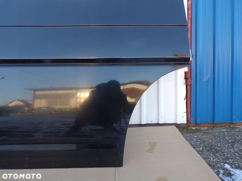 VW T4 TRANSPORTER CARAVELLE 96- DRZWI PRZÓD PRAWE BEZ RDZY CZARNY METALIK - 4