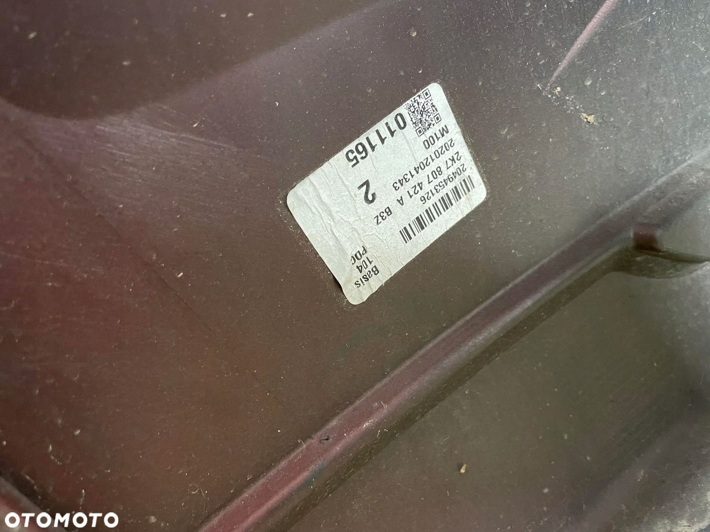 ZDERZAK TYL TYLNY VW CADDY 2K7 IV 4 2020- 4X PDC - 8