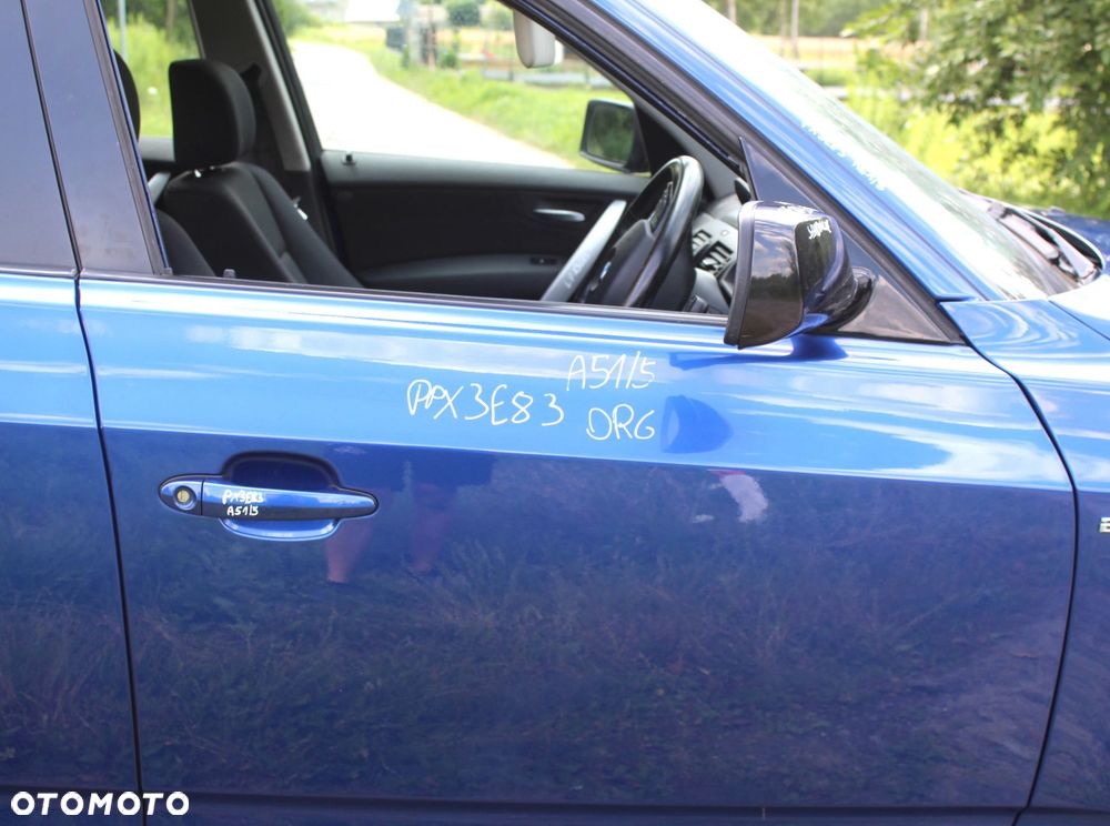 DRZWI PRAWY PRZÓD BMW X3 E83 ORG A51 MONTEGOBLAU - 2