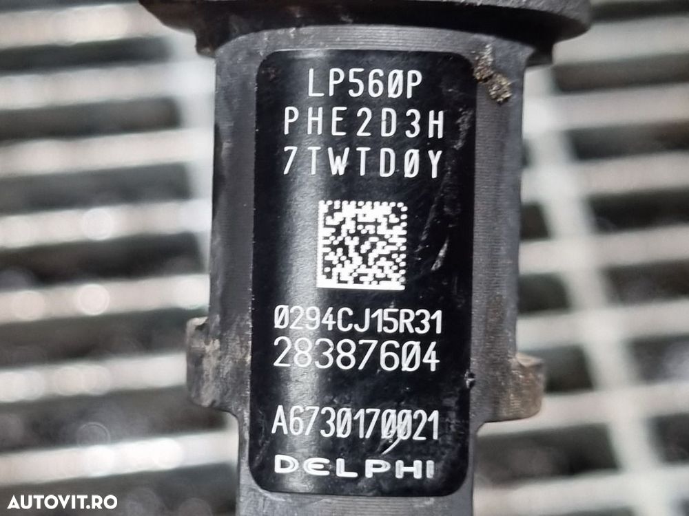 Injector SsangYong Tivoli 1.6 D 2015 - 2019 115CP D16DTF (1290) Diesel A6730170021 - 4