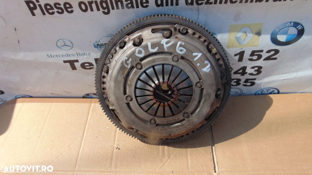 Volanta VW Golf 6 motor 1.2 benzina jetta Seat leon 1.2tsi Polo Skoda fabia placa presiune disc amb - 3