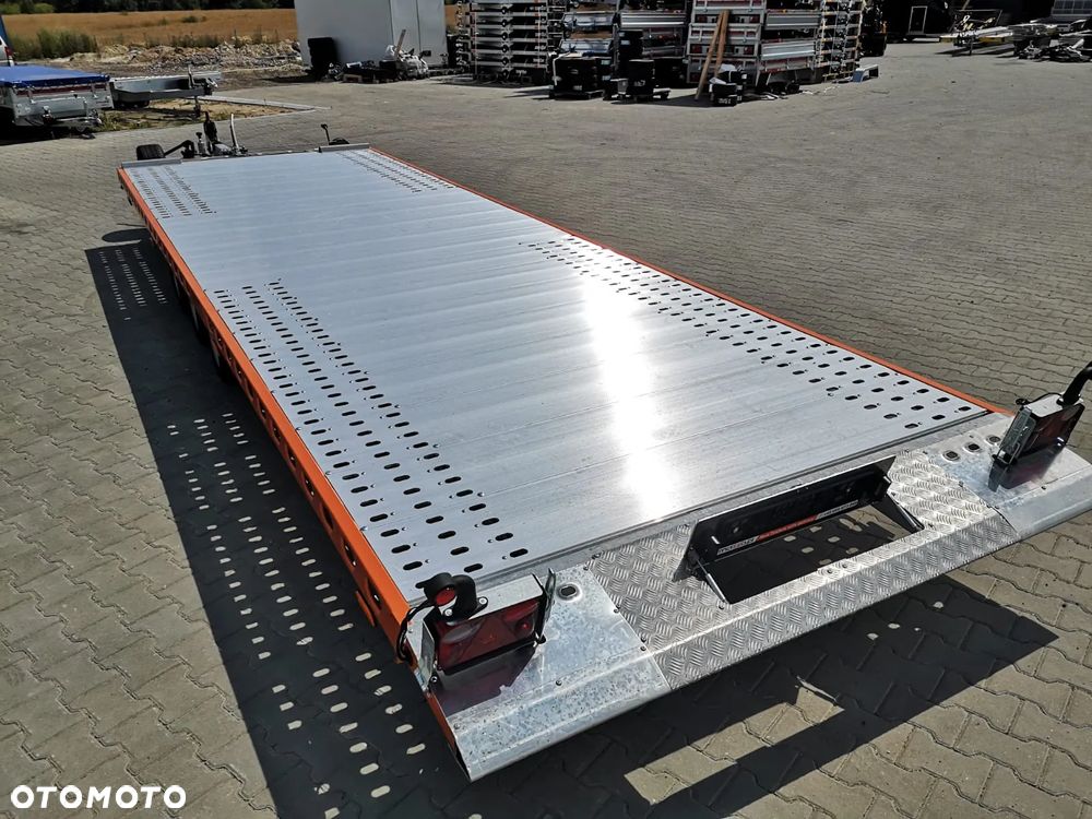 Wiola DOSTAWA! Przyczepa Laweta L35G65P wym. 650 x 204cm! UCHYLNA! Podłoga z paneli ALUMINIOWYCH. SOLIDNA! DMC 3500kg - 9