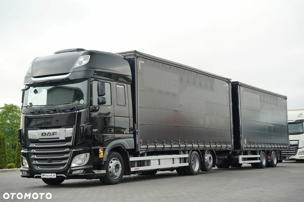 DAF XF 480 / ZESTAW TANDEM 120 M3 / PRZEJAZDOWY / KLIMA POSTOJOWA / 7,7 M + 7,7 M / WECON / 2022 ROK - 1
