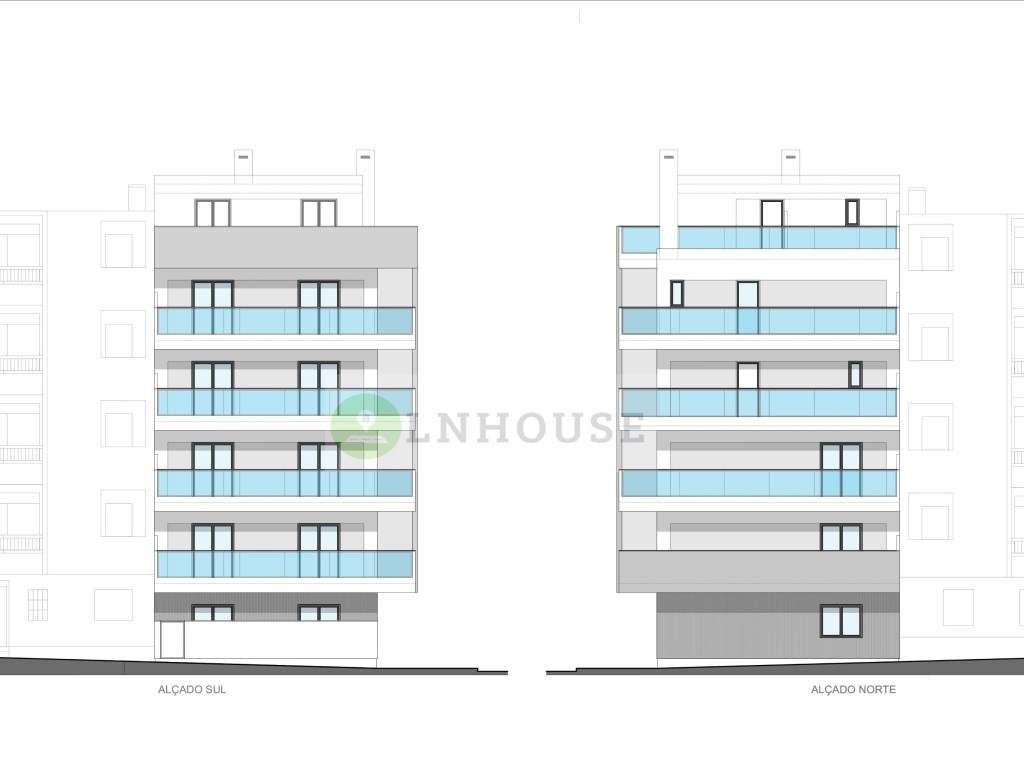 Apartamento T0+1 em construção, localizado na segunda linha de prai... - Grande imagem: 2/6