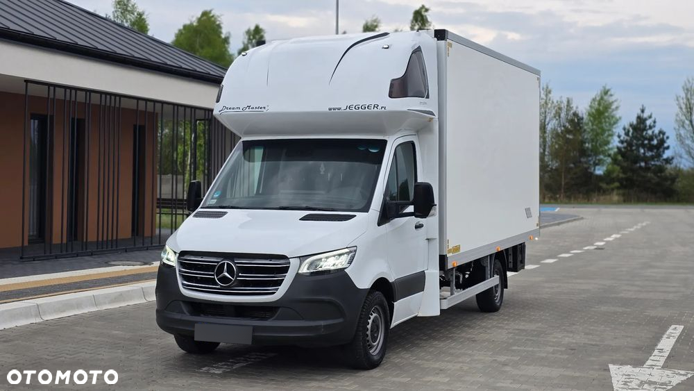 Mercedes-Benz SPRINTER 319 CDI 907 MAXI ❗️❗️ / AUTOMAT / ŁOPATKI / PODUSZKI PNEUMATYCZNE / KONTENER 10EP JEGGER / FULL OPCJA  / LEDY / XENON / WEBASTO / KONTENER MEBLOWY / RAMA / LAWETA / SALON POLSKA ❗❗ - 26