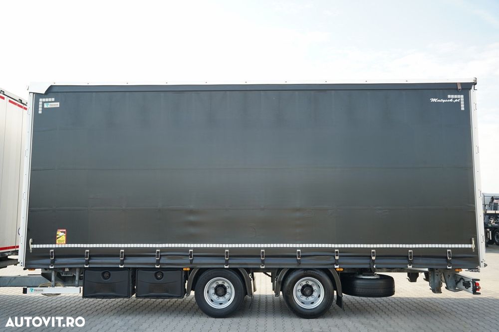 DAF DAF XF 530 / ZESTAW TANDEM / 120 M3 / PRZEJAZDOWY / 6x2 / FIRANKA / 7,75 M + 7,7 M / OŚ PODNOSZONA / DACH PODNOSZONY / -  ROK PRODUKCJI: 2021 DATA I REJESTRACJI: 31.03.2021 PRZEBIEG: 615 000 KM -  EURO 6 AUTOMATYCZNA SKRZYNIA BIEGÓW KLIMATYZACJA TEMP - 14