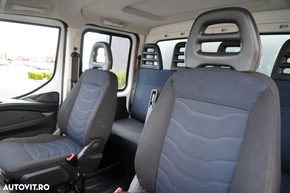 Iveco DAILY 35-180 / BASCULĂ DIN ALUMINIU / CU 6 LOCURI / DOUĂ / MANUALĂ / IMPORTATĂ - 29