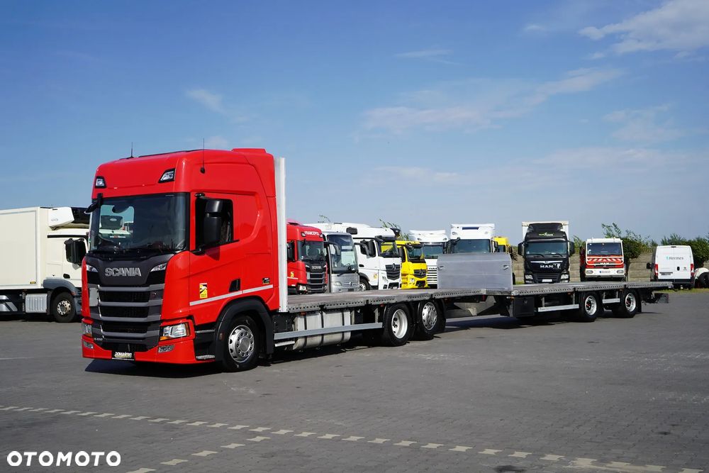 Scania R 450 / ACC / E 6 / ZESTAW PRZEJAZDOWY / PLATFORMA 2 X 7,75 M / RETARDER - 1