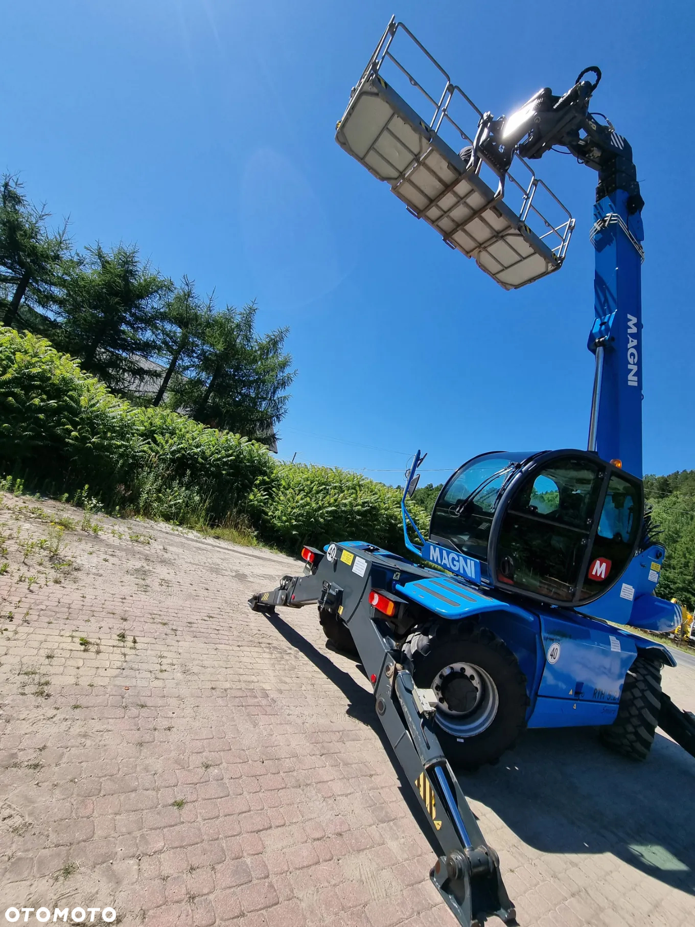 Magni RTH 5.21 Ładowarka teleskopowa 21 metrów  Kosz (Pilot 2 funkcje) Wciągarka Łyżka Widły Jak Nowa 2018r 2287mtg DEUTZ silnik z Norwegii KLIMA - 14