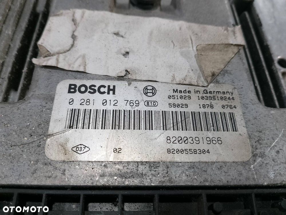 KOMPUTER, STEROWNIK RENAULT MEGANE II 8200391966  1.9 - 4