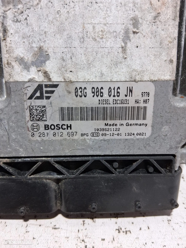 .Centralina Motor Bosch VW VAG Seat Alhambra 2.0 TDi BRT 03G 906 016 JN / 0 281 012 697