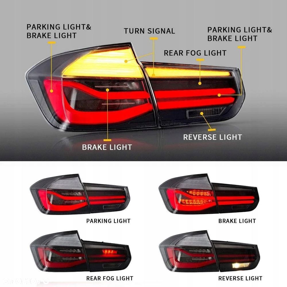 Lampy tyl ne kpl Vland LED Sequential Turn Bmw 3 f30 2011-2018 Lift FL LCi - 7
