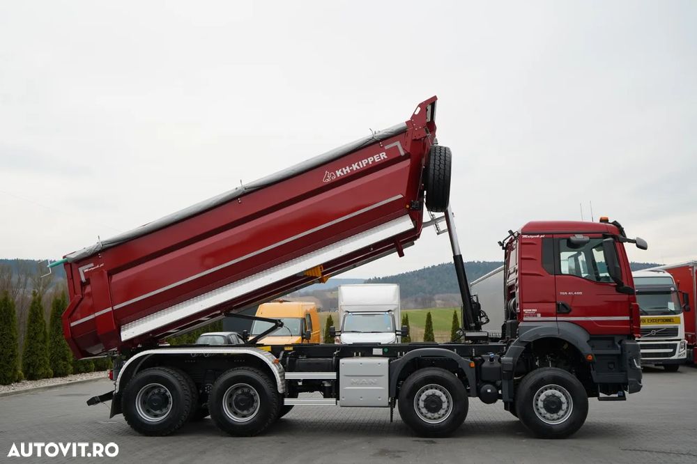 MAN TGS 41.480 / 8X6 / BASCULATOR / AUTOMAT / NOU-NOUȚ / ECHIPAMENTE FOARTE BOGATE / - 7