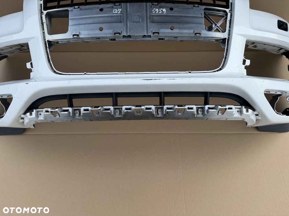 ZDEZRAK PRZÓD AUDI Q7 4L0  S-LINE 2009-2015 ORYGINAŁ + KRATKA DOLNA - 4