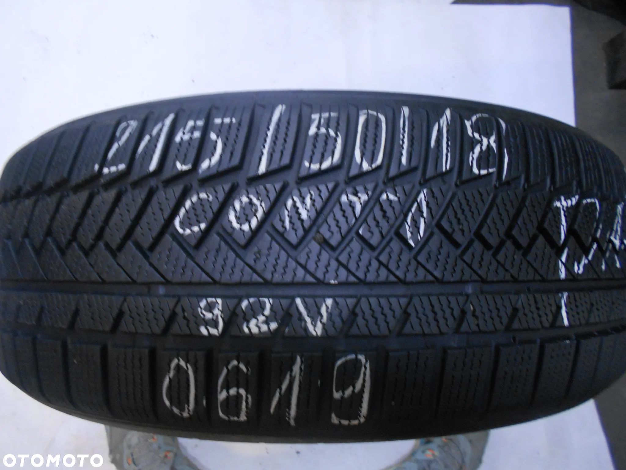 OPONA POJEDYNKA 215/50R18 CONTINENTAL CONTI WINTER CONTACT TS 850P SUV DOT 0619 8.2MM - 1