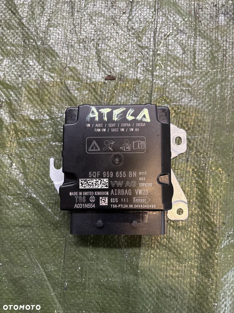 Seat Ateca Audi Skoda VW moduł poduszek powietrznych airbag 5QF959655BN - 1