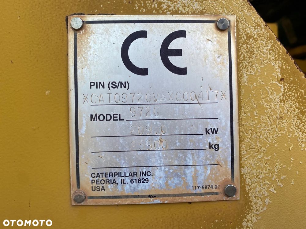 Caterpillar CAT 972G SERIES II, z NIEMIEC, SUPER STAN, GERMAN MACHINE, VERY GOOD CONDITION, - 33