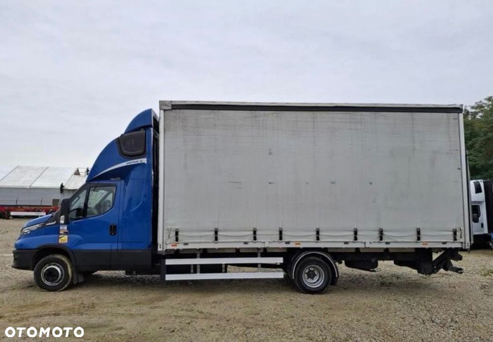 Iveco Daily 2023r Hi-Matic‼️70C18H‼️Winda Dhollandia 1000KG // Plandeka 15 Palet 2x Firanka + Dach zsuwany ‼️Wysokość rampowa Full LED Tempomat Aktywny ACC Salon Polska DMC7200KG Faktura Vat 23% - 3