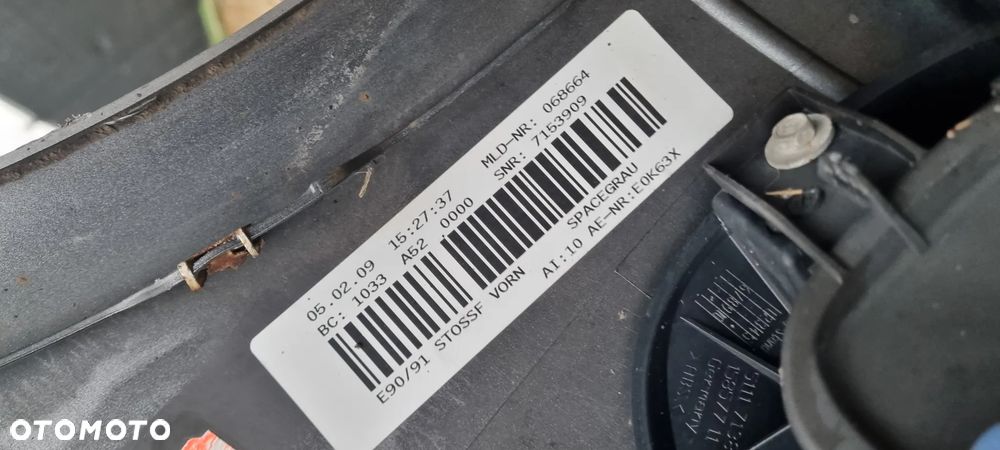 BMW 3 E90 E91 Lift 2008- zderzak przód oryginał ME089 - 13