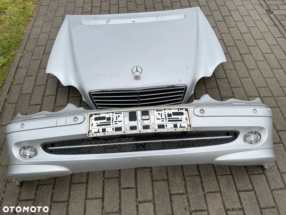 MERCEDES W203 744 LIFT AVANGARDE PRZÓD KOMPLETNY ZDERZAK MASKA BŁOTNIK XENON - 21