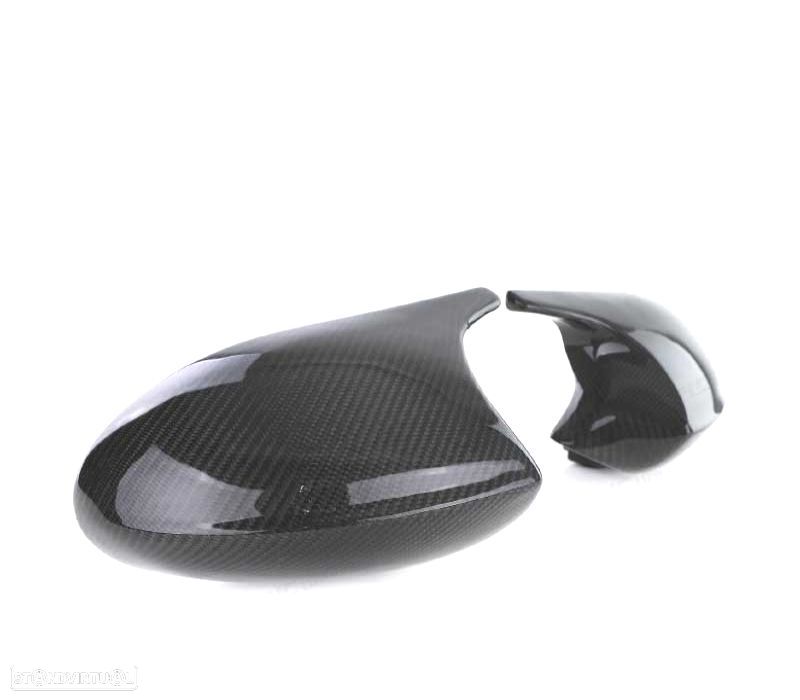 CAPAS DE ESPELHOS RETROVISORES BMW E92 E93 PRE-LCI 06-09 LOOK M3 CARBONO - 3
