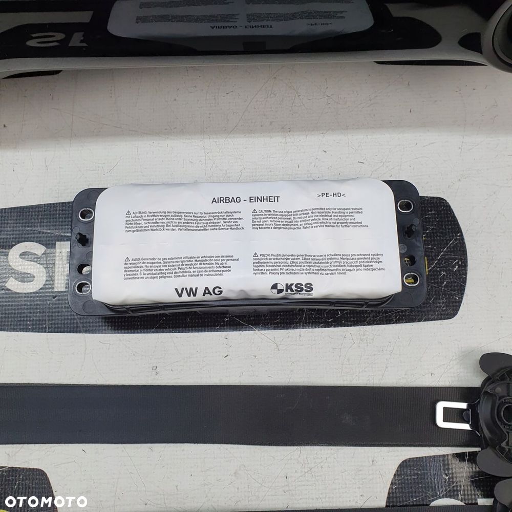 VW UP! UP PIANO DESKA ROZDZIELCZA KONSOLA KOKPIT PULPIT PODUSZKI AIRBAG AIR BAG PASY KIT SET - 6