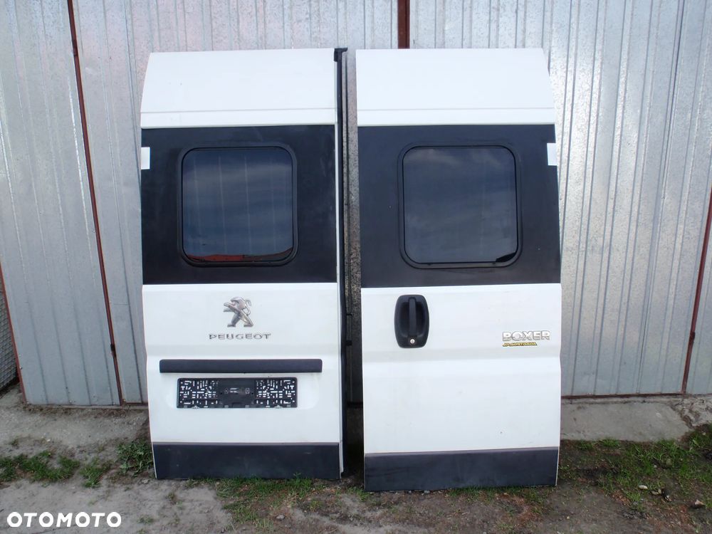 DRZWI TYLNE WYSOKIE H2 szyba KAMPER DUCATO BOXER JUMPER 06-