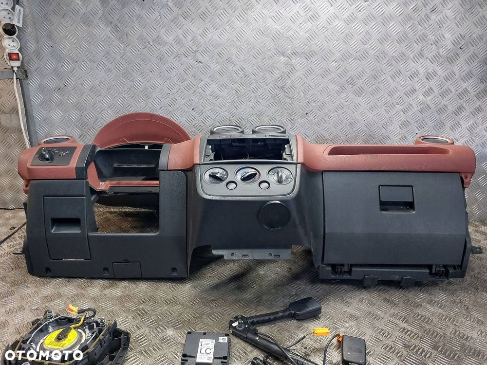 ZESTAW AIRBAG KOKPIT DESKA MODUŁ PODUSZKI FIESTA MK5 LIFT 05-10 - 11