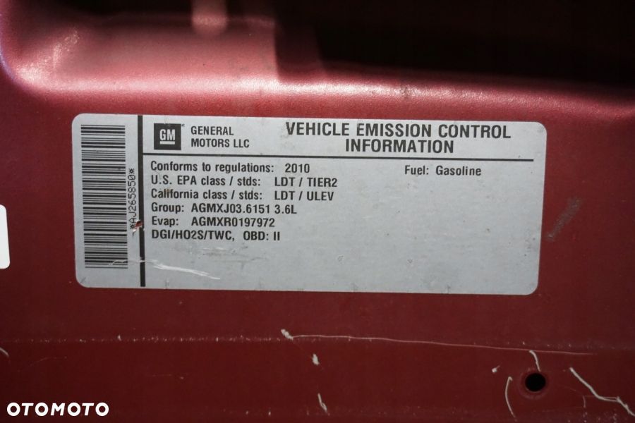 BUICK ENCLAVE 2008 - 2012 Maska Przód Pokrywa Silnika USA - 8