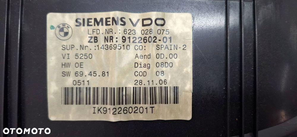 bmw 3 e90 e91 04- diesel licznik zegary eu - 4