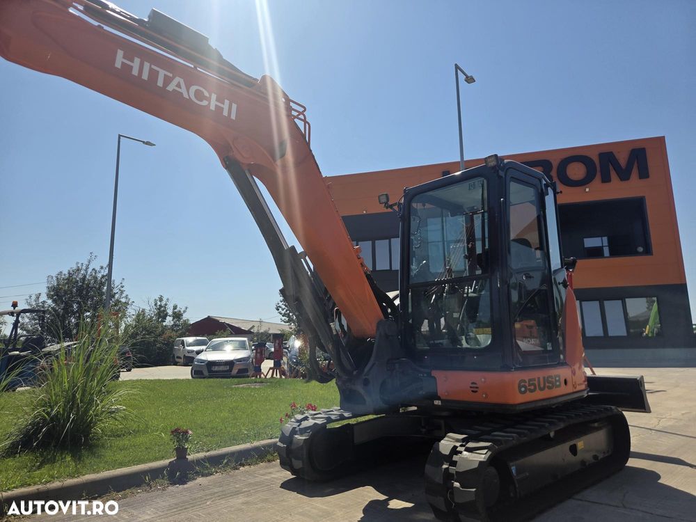 Hitachi ZX65-6, 2021, 2.005h, CUPLA RAPIDA+3 CUPE+PICON, senile cauciuc NOI, latime 2m, ad sapare 4,5m, Masa operatinala 6,5tone, inst picon, inst rotire, LAMA nivelare, aer cond, ridica 4tone,posibil leasing 4 ani, STARE FOARTE BUNA, PROMOTIE 51.900 EUR+Tva - 19